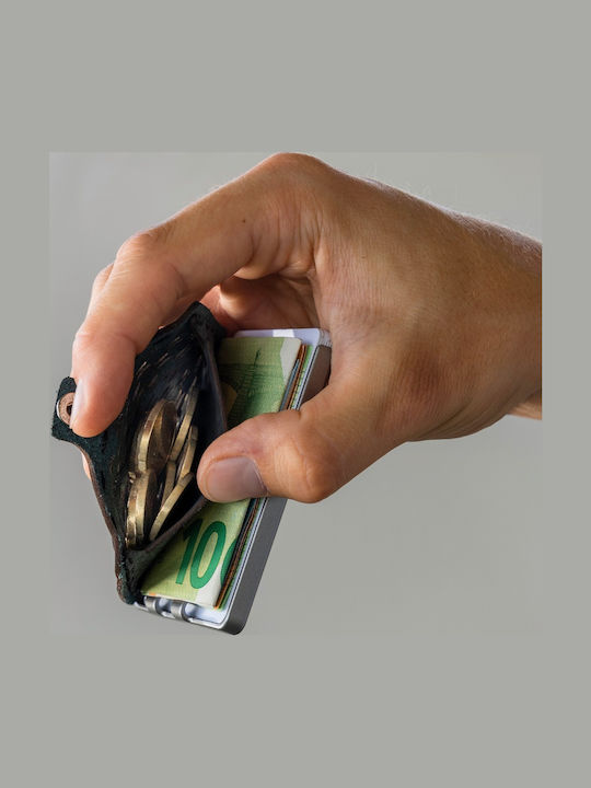 Leder Herren Geldbörse Set mit RFID Braun
