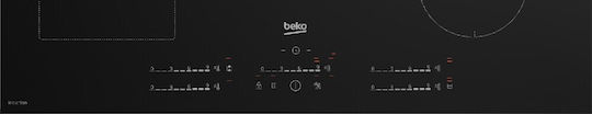 Beko Επαγωγική Εστία Αυτόνομη με Απορροφητήρα & Λειτουργία Κλειδώματος 80x52εκ.