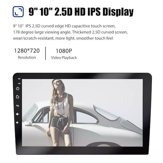 Ηχοσύστημα Αυτοκινήτου για Toyota Corolla 2006-2012 (Bluetooth/USB/WiFi/GPS/Apple-Carplay/Android-Auto) με Οθόνη Αφής 9"