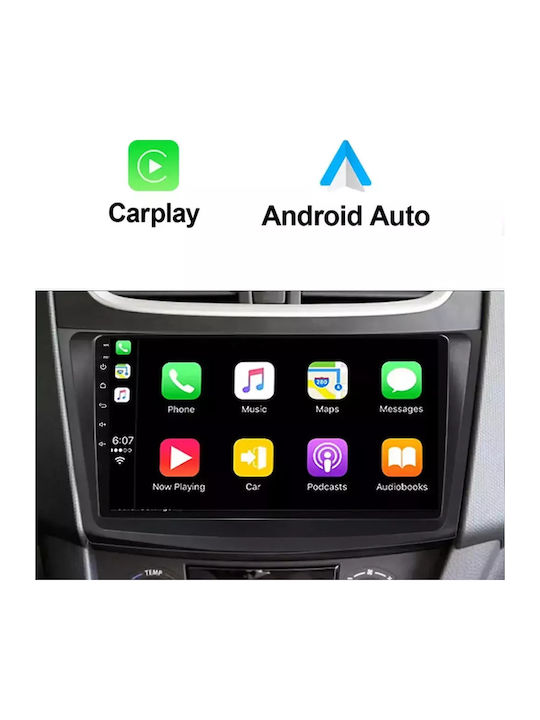 Auto-Audiosystem für Hyundai i20 2008-2012 (Bluetooth/USB/WiFi/GPS/Apple-Carplay/Android-Auto) mit Touchscreen 9"