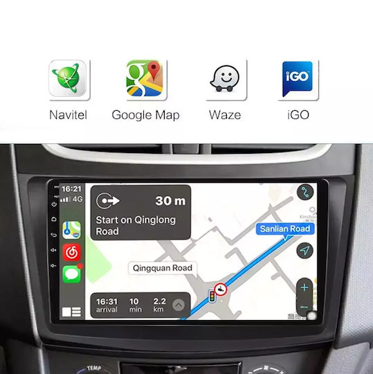 Car Audio System for Hyundai i20 2008-2012 (Bluetooth/USB/WiFi/GPS/Apple-Carplay/Android-Auto) with Touch Screen 9"