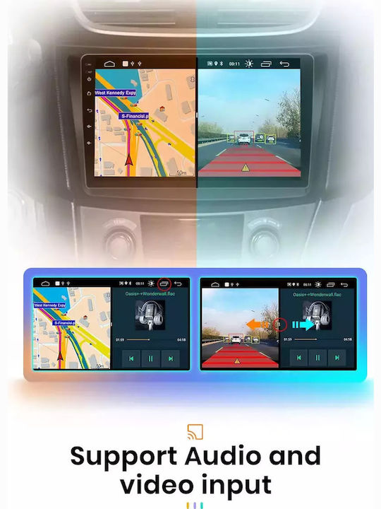 Auto-Audiosystem für Hyundai i20 2008-2012 (Bluetooth/USB/WiFi/GPS/Apple-Carplay/Android-Auto) mit Touchscreen 9"