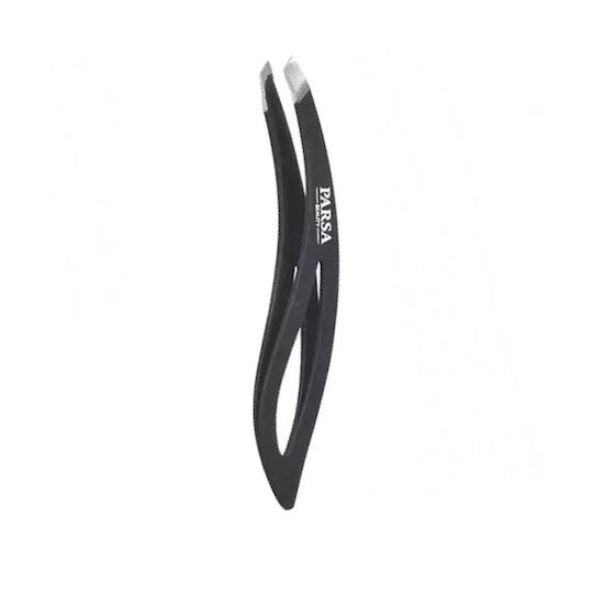 Parsa Design Tweezers Πλάγιο Τσιμπιδάκι Φρυδιών Μαύρο