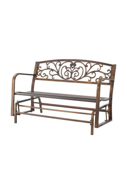 Outdoor-Sofa & Bank Metallisch Bronze 127x69x85cm