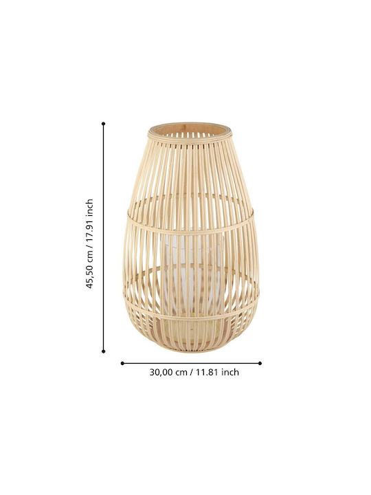 Eglo Bunawan Felinar Bambus De masă Bej 45.5x45.5x30buc 1buc