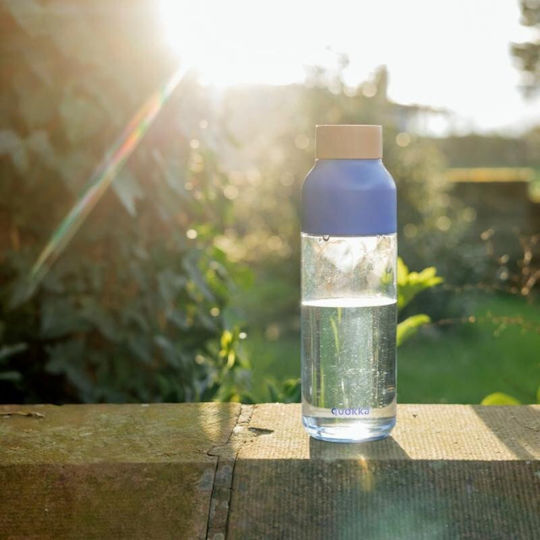 Quokka Kids Water Bottle with Screw Cap Non Spill Blue 720ml