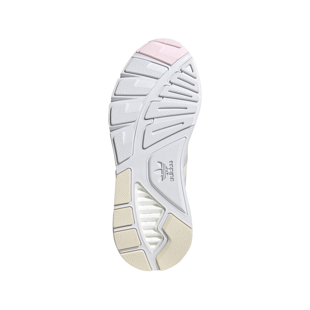 hana ❁ adidas ZX 1K Boost Adidași Pentru Femei Alb Cenușă / Alb Wonder