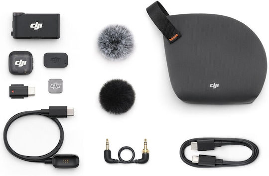 DJI Mic 3 (1 TX + 1 RX) Wireless Δυναμικό Microfon Zbor, Curea