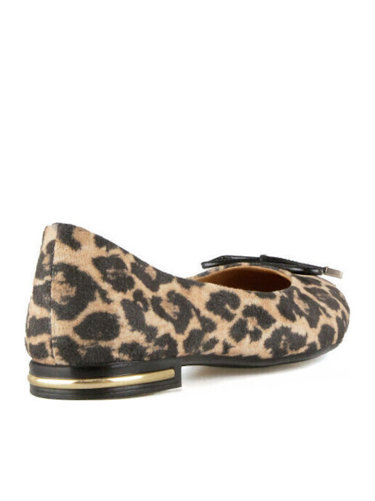 Damen Ballerinas in Braun Farbe