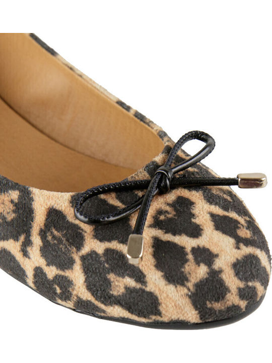 Damen Ballerinas in Braun Farbe