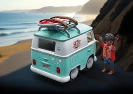 Playmobil Volkswagen X Volkswagen T1 Camper за 5-99 години