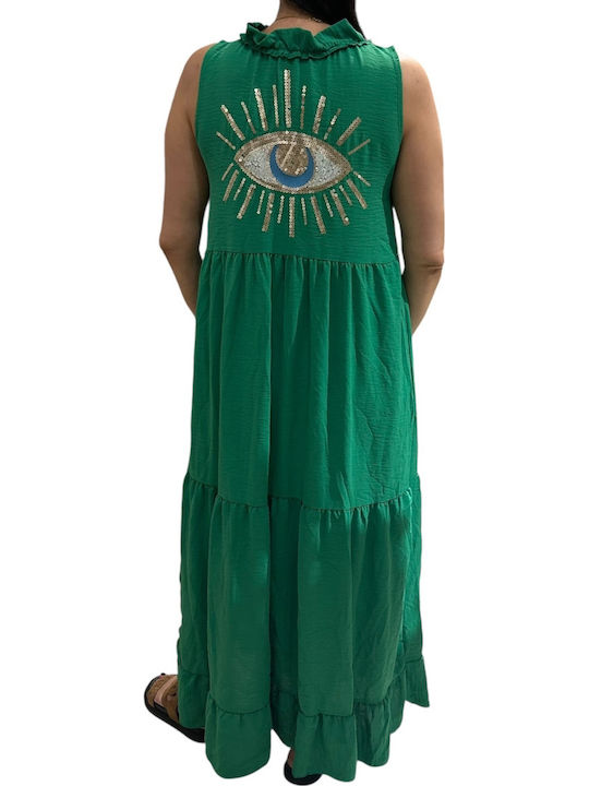 Summer Maxi Dress Green