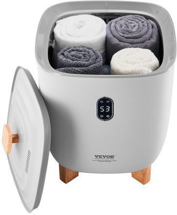 Vevor Gray Towel Warmer Bucket 25l Timer & LED Temperature Display Mjjrths25lle9ugvt001v2
