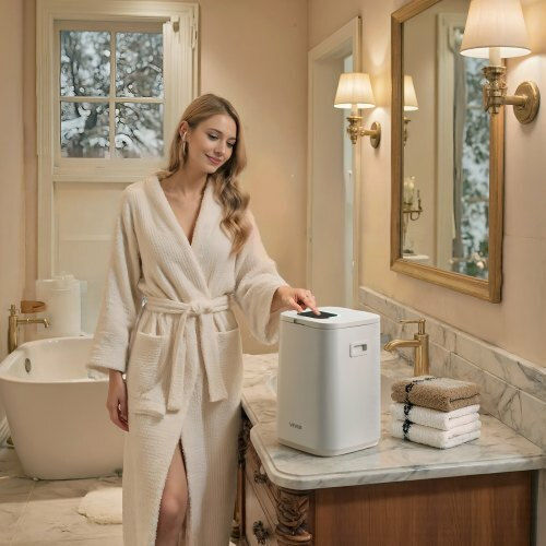 Vevor Towel Warmer Bucket 20l Led Display Safety Lock White Mjjrths20llekcn4i001v2