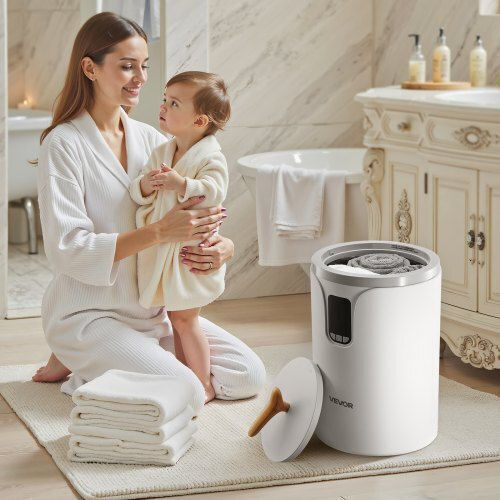 Vevor Towel Warmer Bucket LED Display Timer & Adjustable Temperature Mjjrtbs20llefh7pj001v2