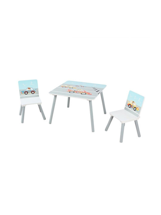 Set Mese Pentru Copii Cu Scaune Pentru Vopsire Multicolor U-Grow