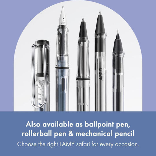 Lamy Vista 012 Stilou Extra Fine Transparent din Plastic