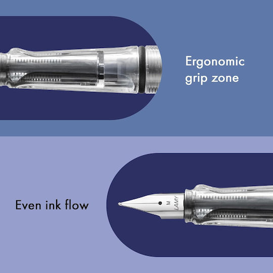 Lamy Vista 012 Schreibfeder Fein Durchsichtig aus Plastik
