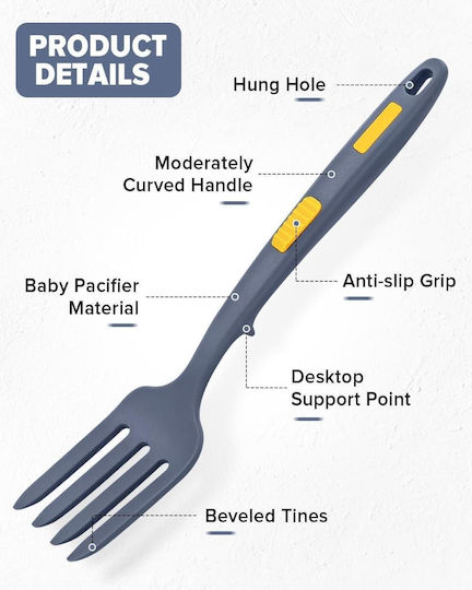 Uncle George Fork Serving Metallic