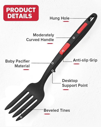 Uncle George Fork Serving Metallic