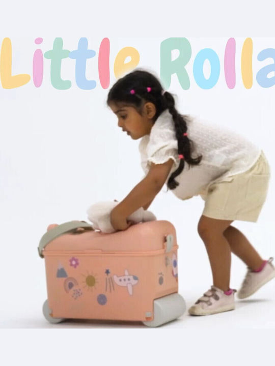Little Rolla Kinder Koffer Kabine Dusty Rosa Mit 4 Räder