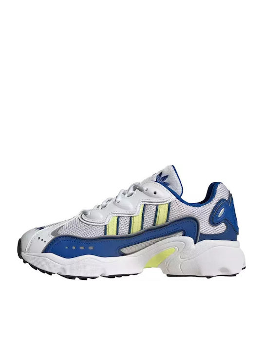 Ozweego Чънки Маратонки Cloud White / Pulse Yellow / Royal Blue