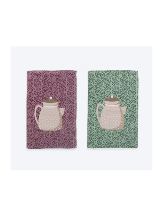 Nef-Nef Homeware Teapot Prosop de ceai în Culoarea Verde 40x60cm Nef-Nef Homeware Teapot Prosop de ceai în Culoarea Verde 40x60cm