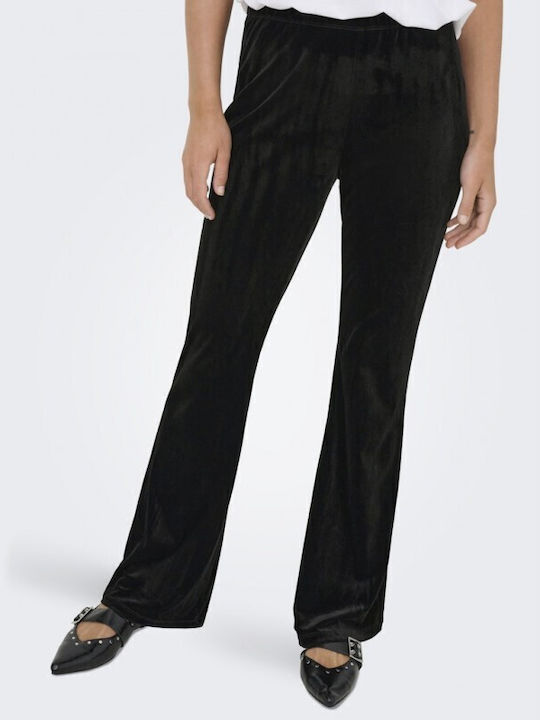 Dama Tesatura Pantaloni Black