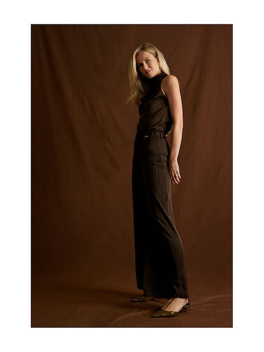 Sedra Women's Fabric Trousers Brown