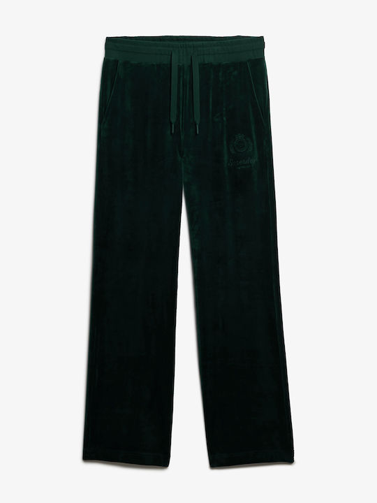 Γυναικείο Υφασμάτινο Παντελόνι Dark Green