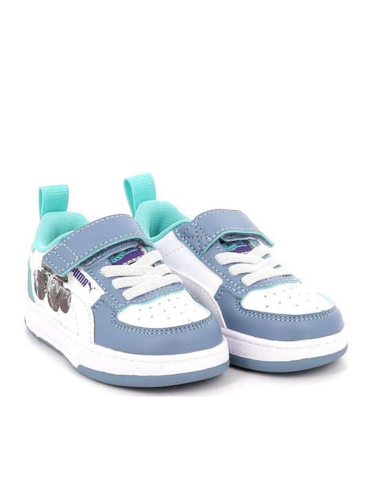 Caven 2.0 Kids Sneakers with Hoop & Loop Closure Light Blue