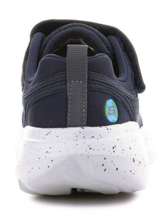 Go Run Kids Sneakers with Scratch Navy Blue