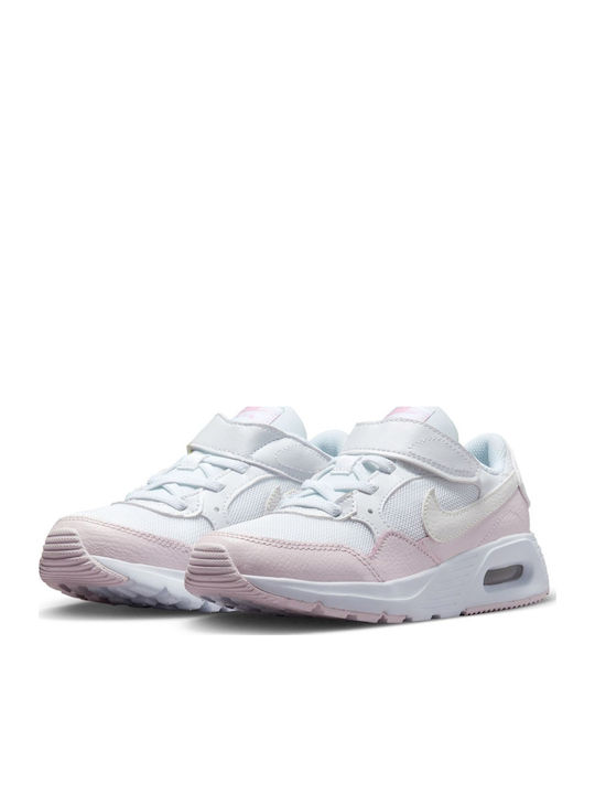Air Max SC Kids Sneakers with Scratch Summit White / Pink Foam