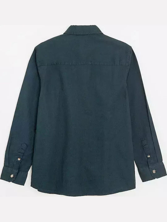Kids Shirt Long Sleeve Dark Blue