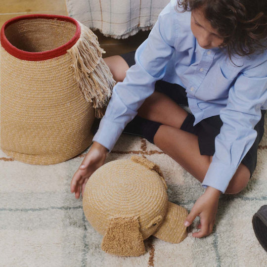 Lorena Canals Children's Storage Basket made of Fabric Beige 40x30x55cm 1pcs
