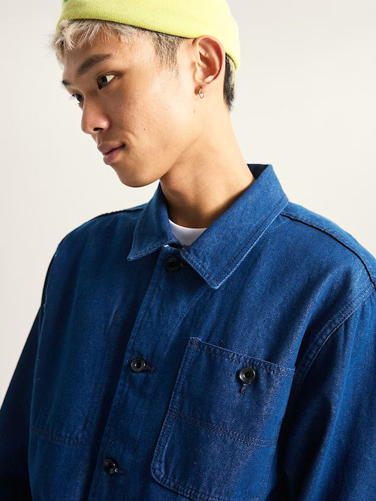 Drill Chore Jeansjacke Jacke Indigo Rinse