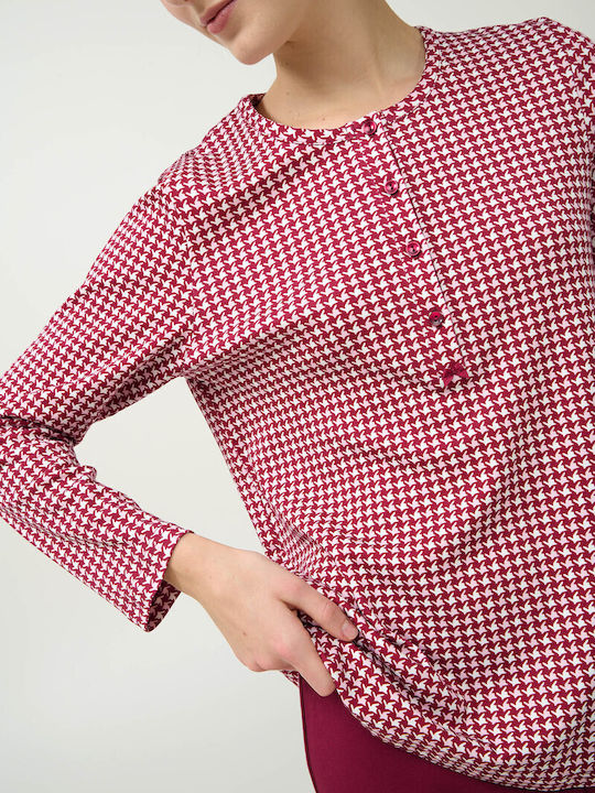 Vamp Winter Damen Pyjama-Set Red Beet