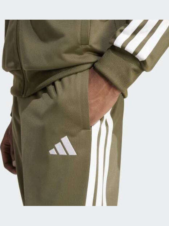 adidas 3 Stripes Tracksuit Khaki Green JW6226 | Skroutz.mt