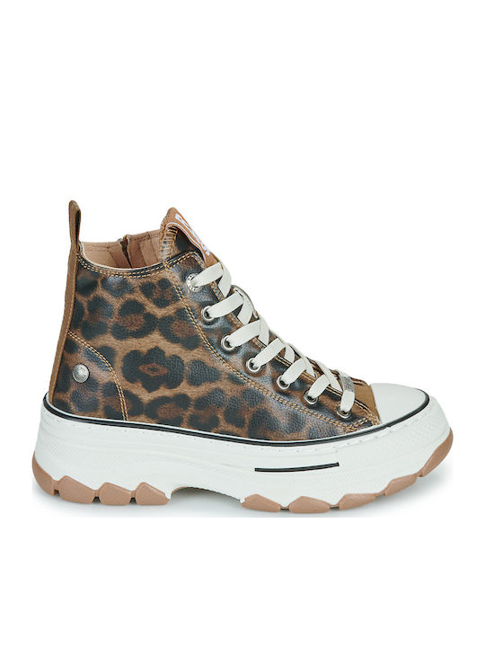 Women's Chunky Boots Leopard