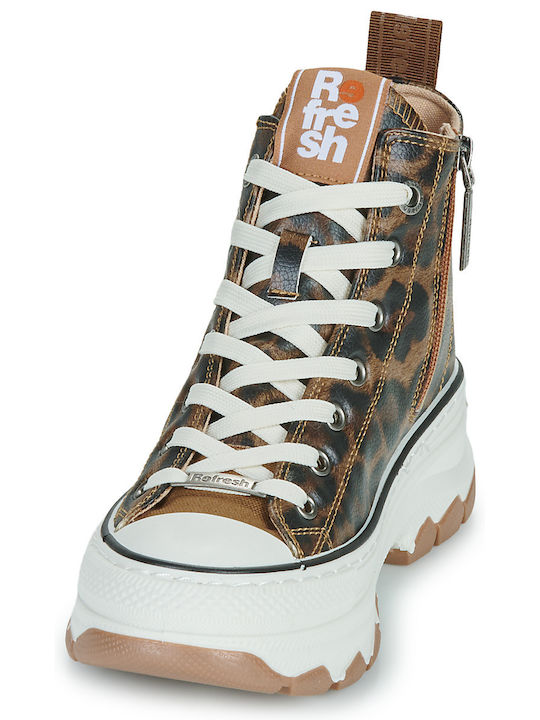 Women's Chunky Boots Leopard