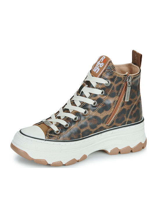 Women's Chunky Boots Leopard