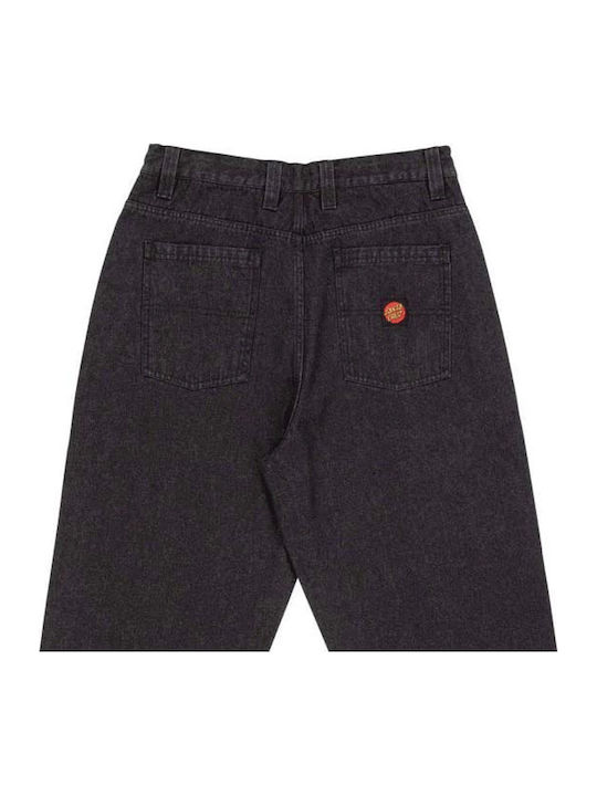 Ανδρικό Παντελόνι Τζιν με Loose Baggy Εφαρμογή Μαύρο