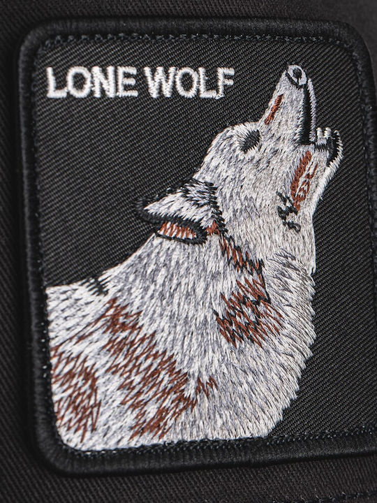 Καπέλο Jockey Lone Wolf Λύκος Μαύρος Void Goorin Bros