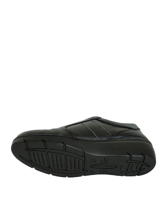 Women's Slip-On Leather Black