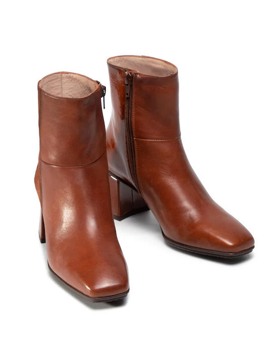 Ghete De Piele Dama Tabac