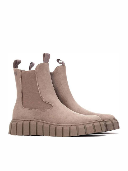 Stiefeletten Damen Braun