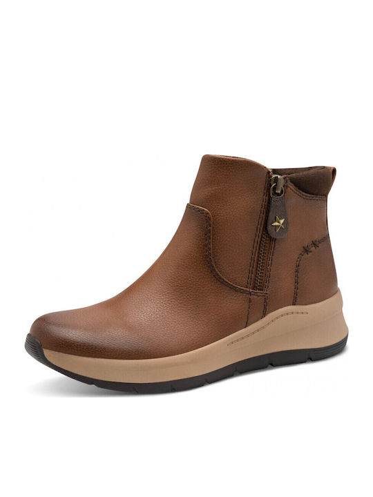 Stiefeletten Damen Tabac Braun