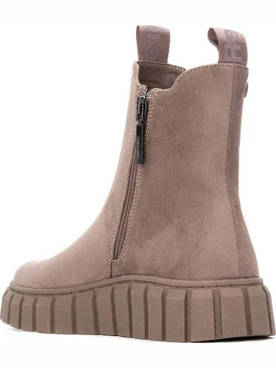 Stiefeletten Damen Braun