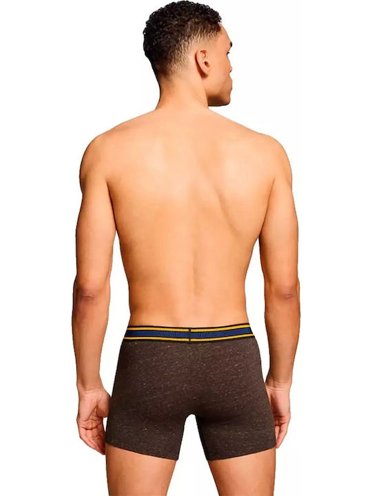Injected Slub Men's Boxers Brown 2Pack