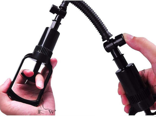 Smd Big Man Penis Enlargement Pump Silicone Vagina Sleve Αεραντλία Επιμήκυνσης Πέους Είσοδο Αιδοίου 25cm Black
